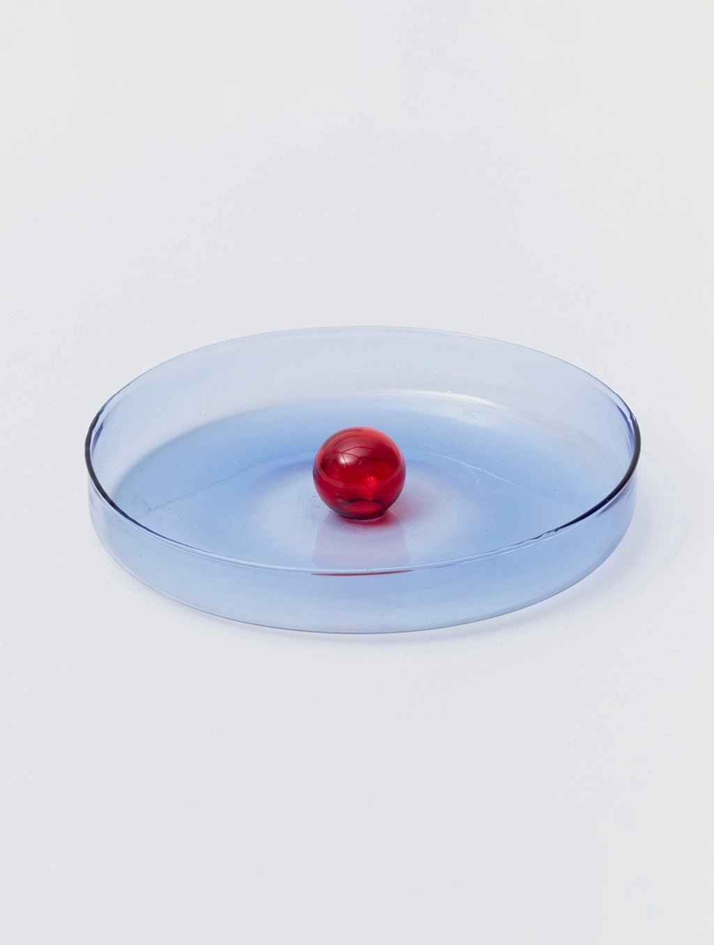 Blue & Red Bubble Dish