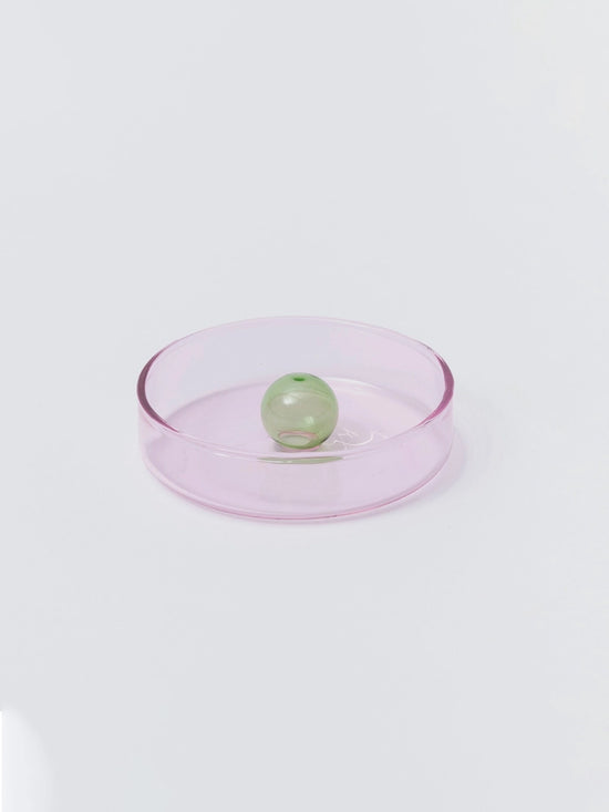 Pink & Green Small Bubble Dish