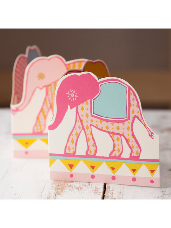 Carnival of the Elephants Concertina Card