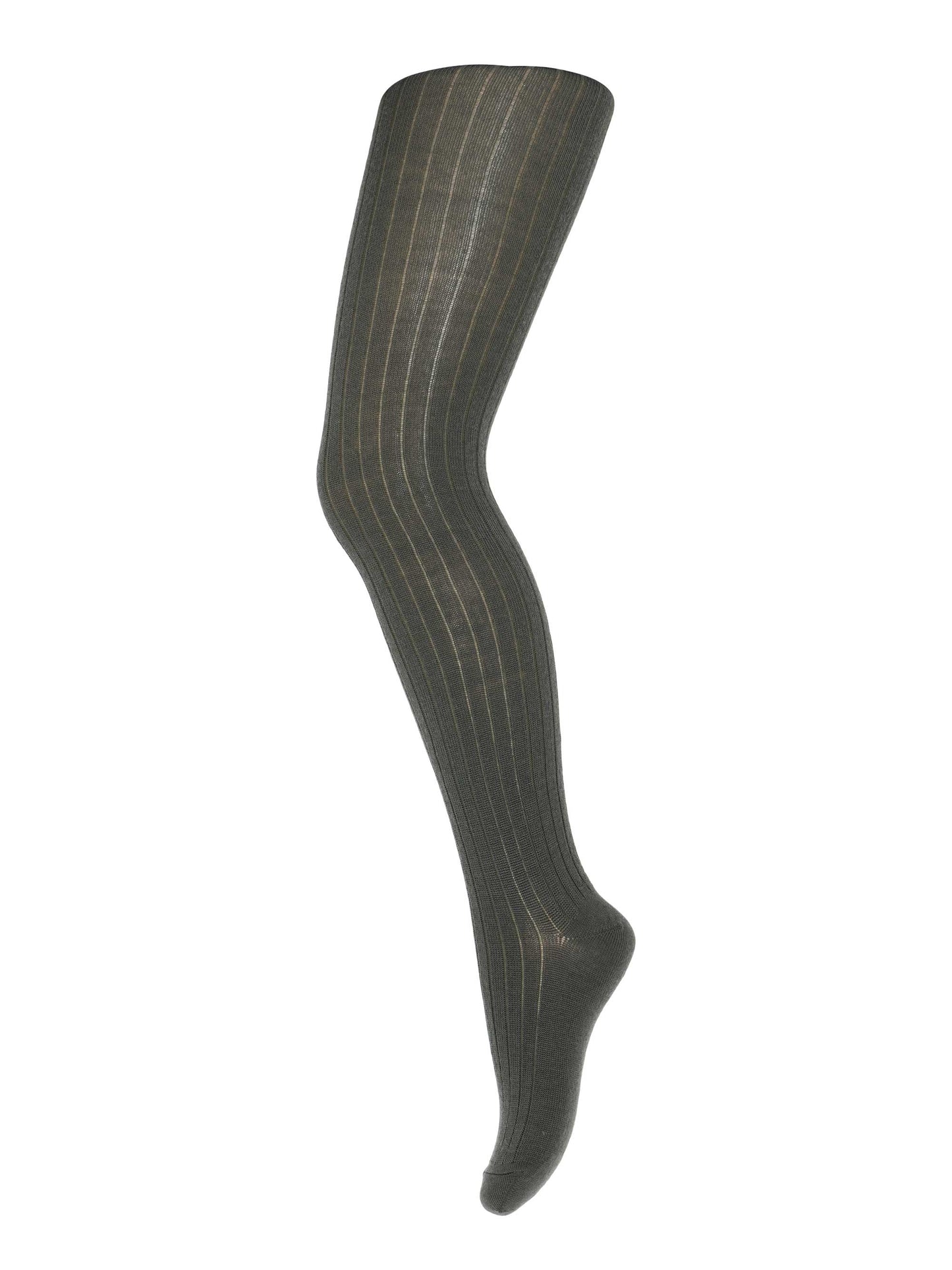 Dusty Ivy Cotton Ribbed Kids Tights