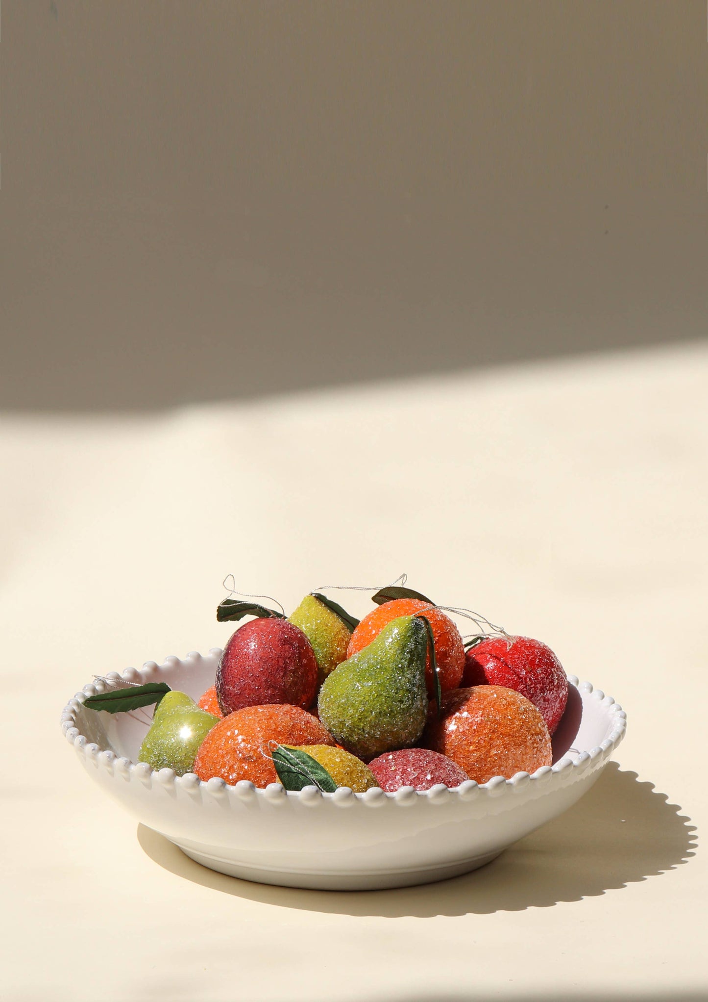 Frosted Apple Decoration