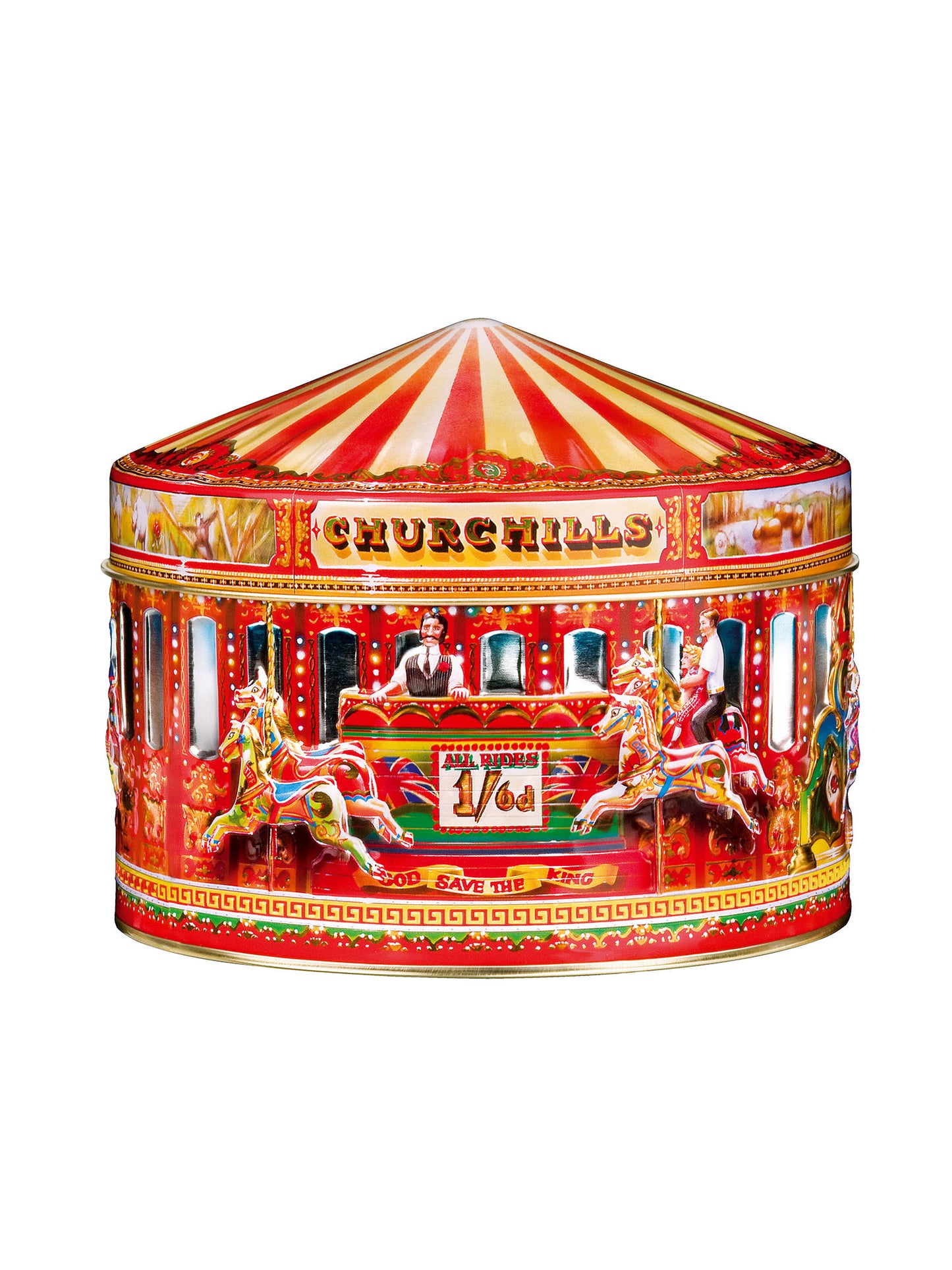 Shortbread Carousel Tin