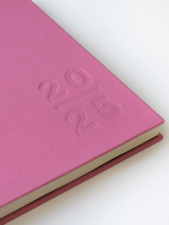 Blank Canvas Pink 2025 Diary