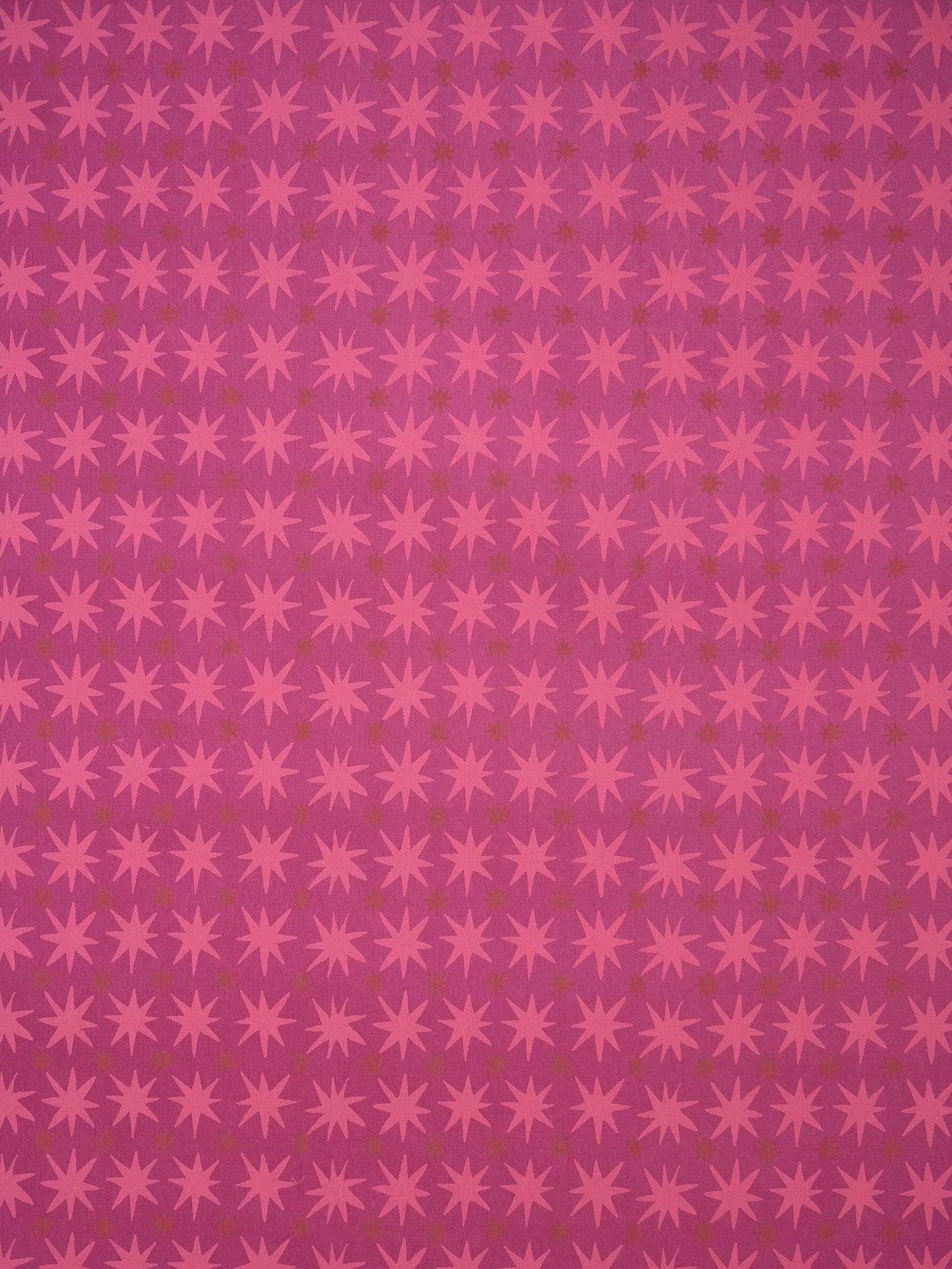 Magenta Stars Gift Wrap