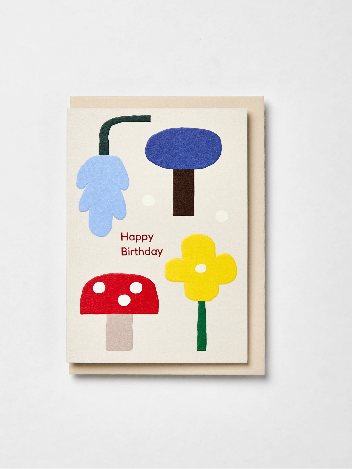 Ayesha Mushroom Birthday Card