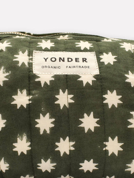 Fern Cosmic Quilted Wash Bag