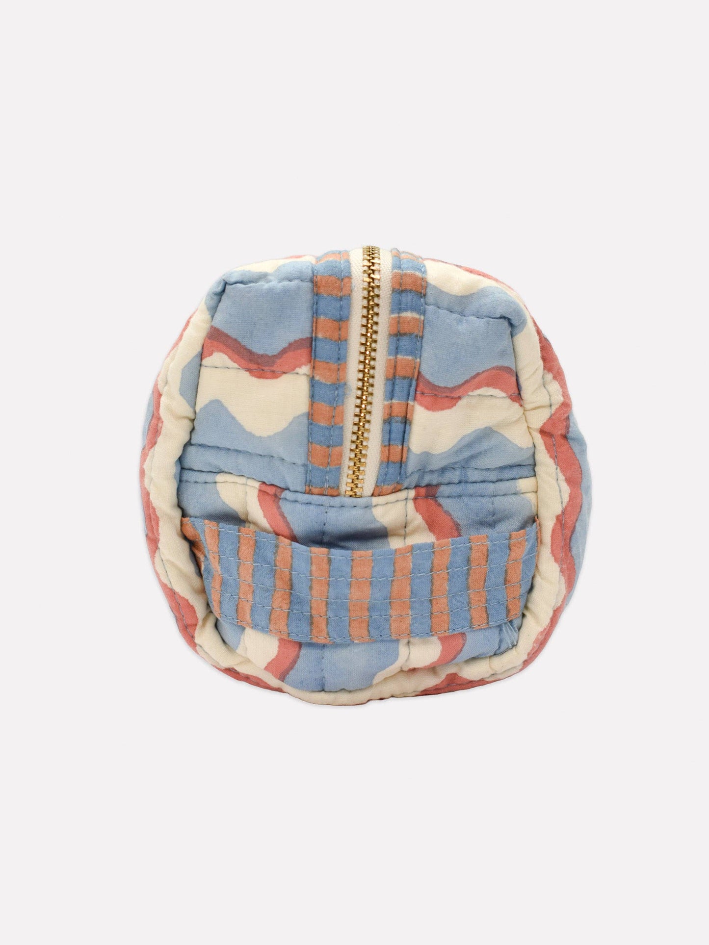 Sky Wiggle Quilted Wash Bag