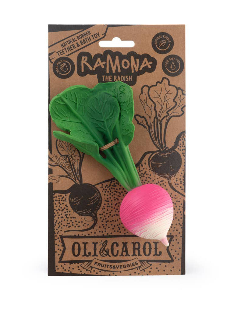 Ramona the Radish Natural Baby Teether