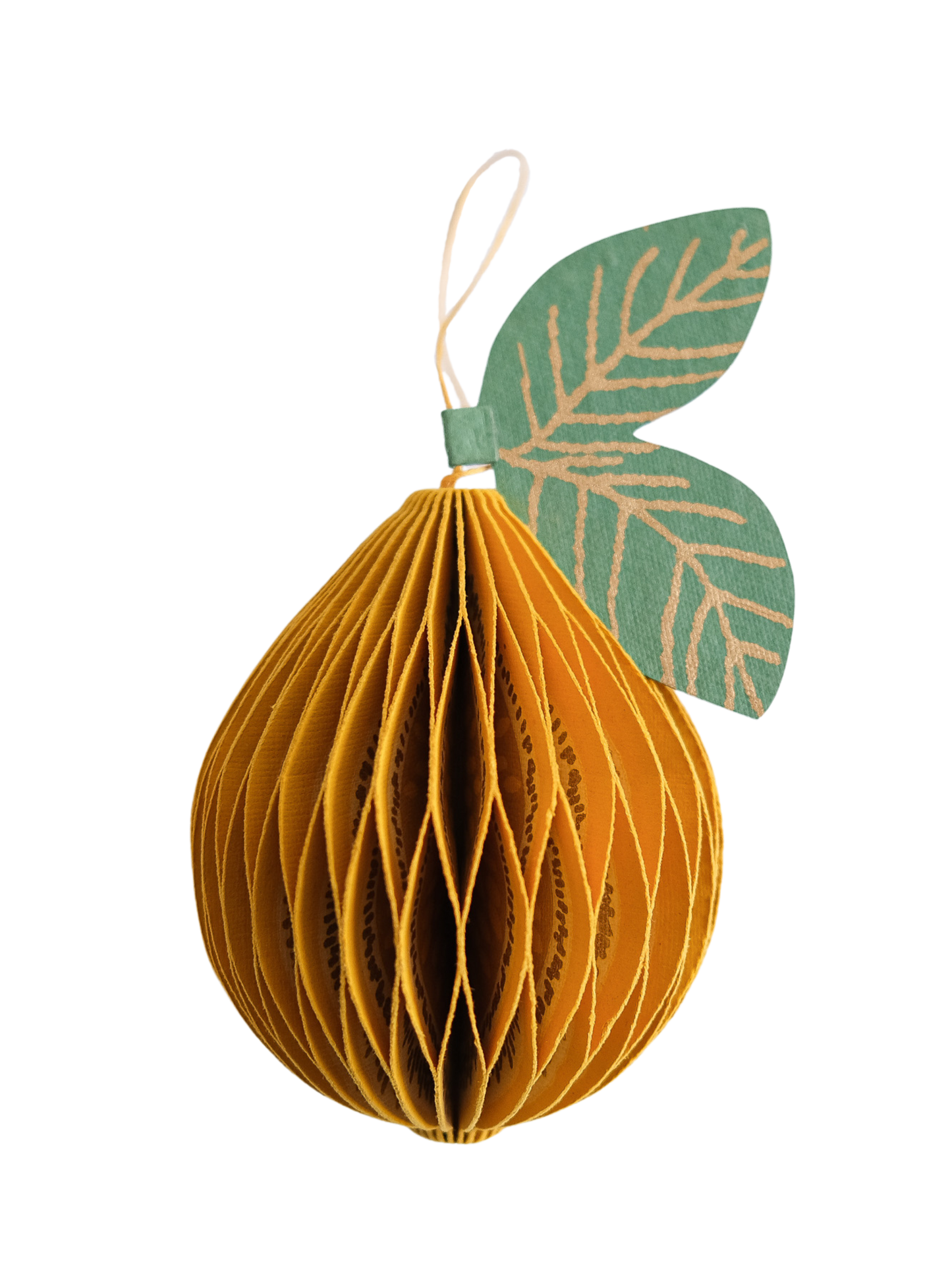 Lemon Honeycomb Ornament