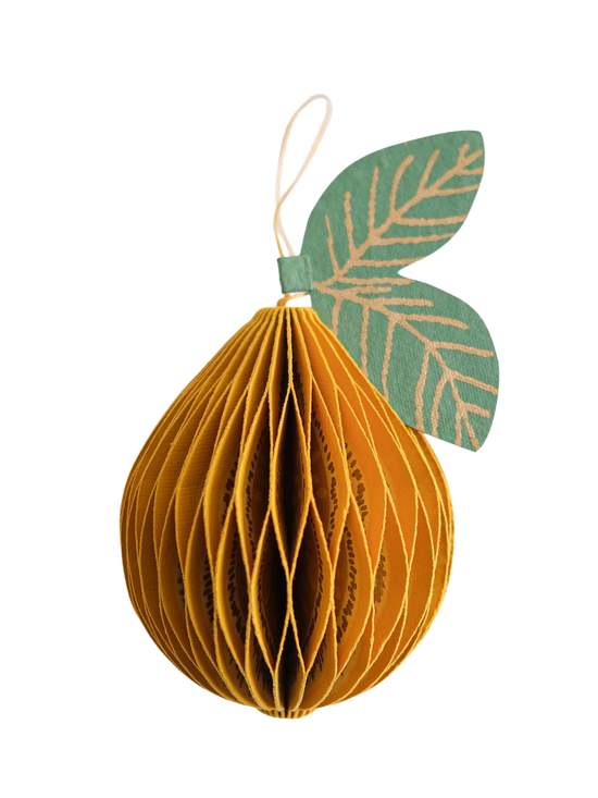 Lemon Honeycomb Ornament