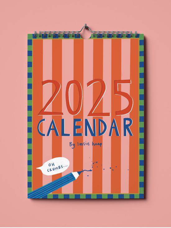 Stripey 2025 Calendar