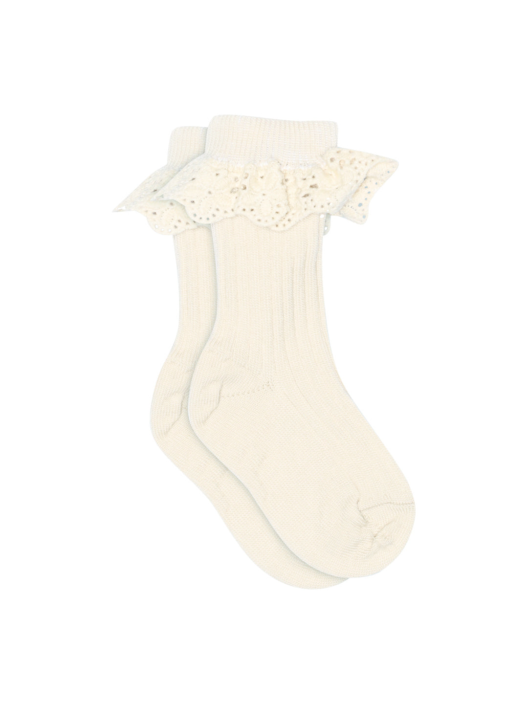 Ecru Lace Lea Socks