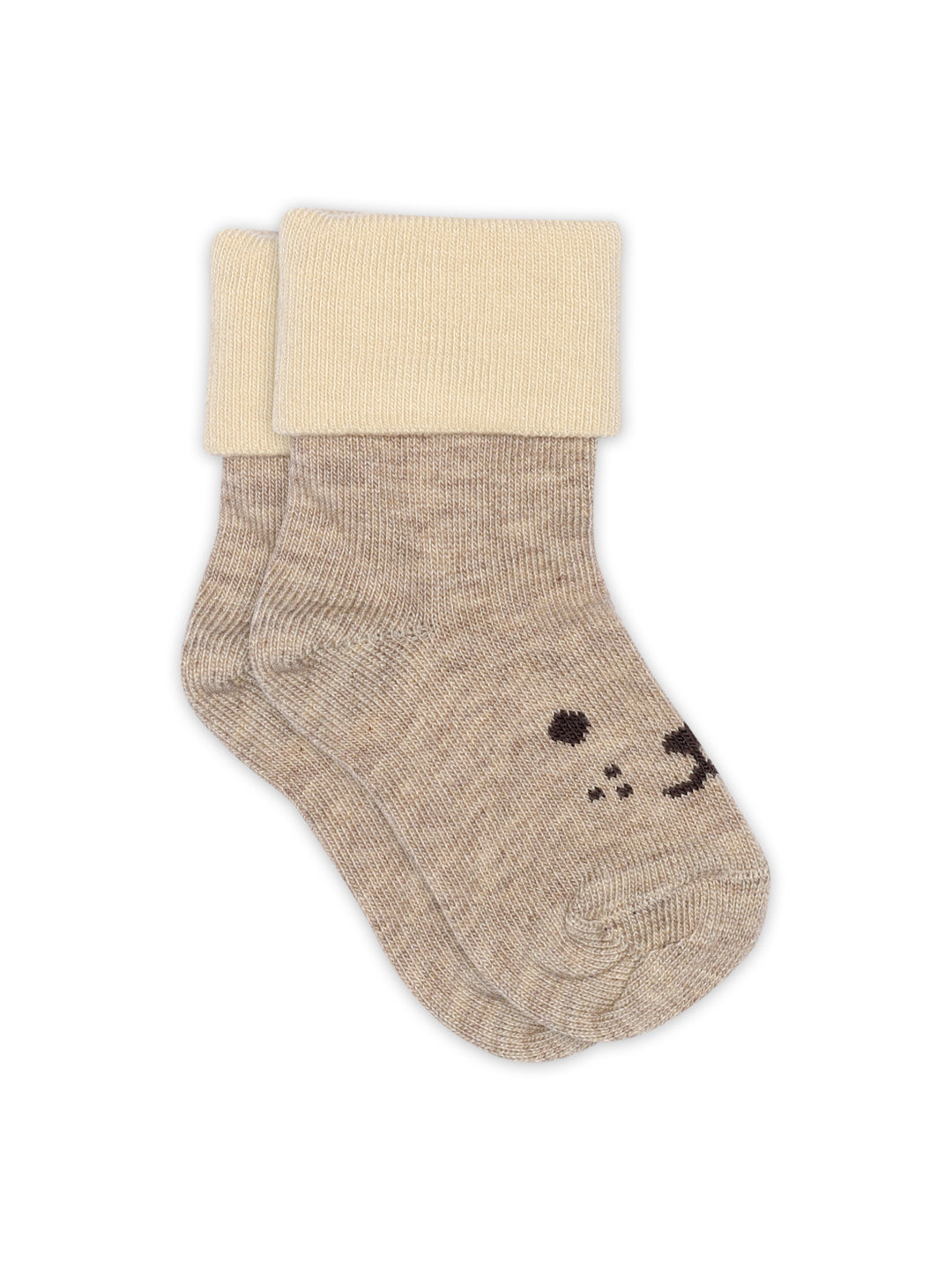 Light Brown Melange Anton Socks