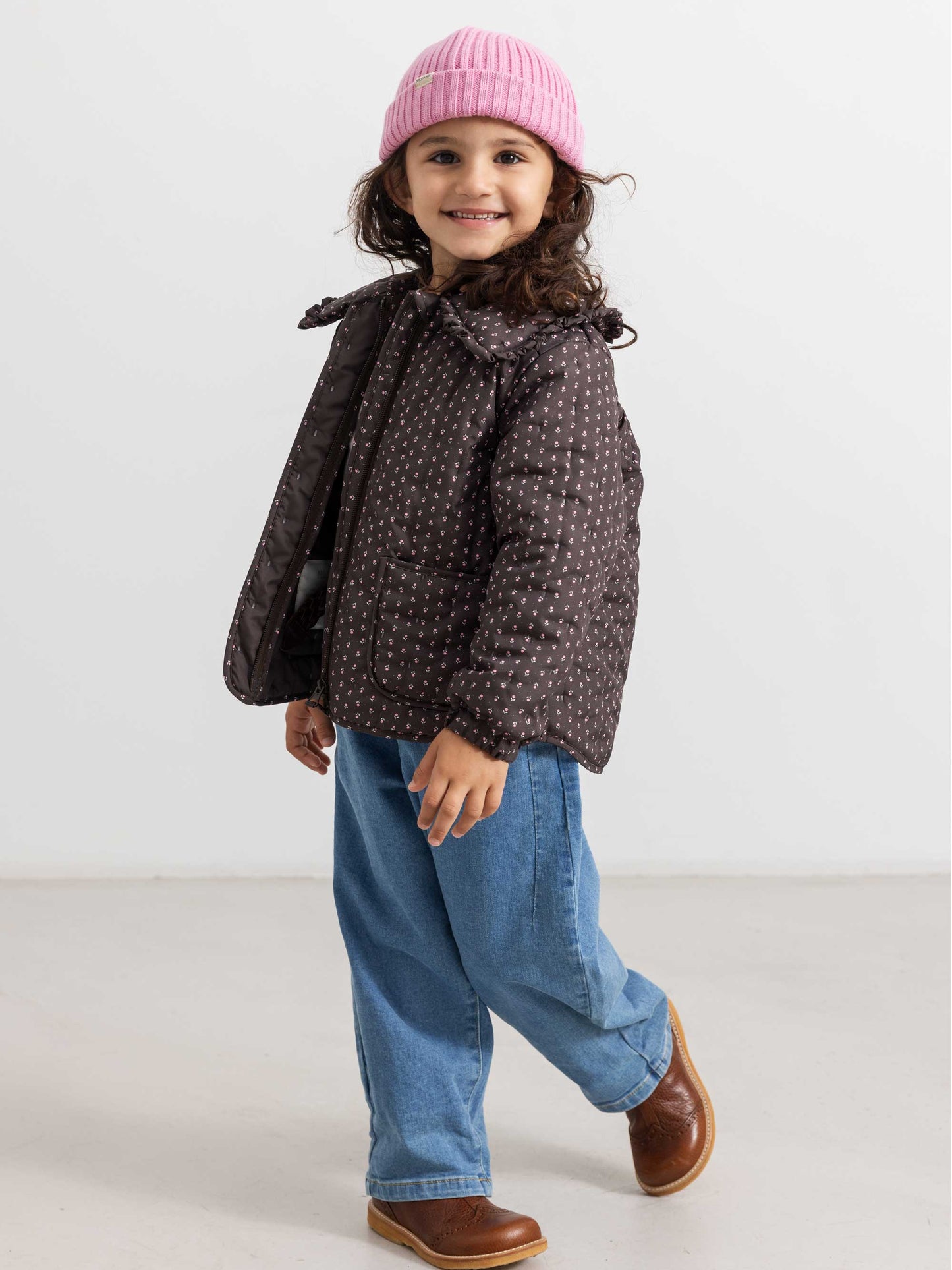 Flower Stripe Oivira Jacket