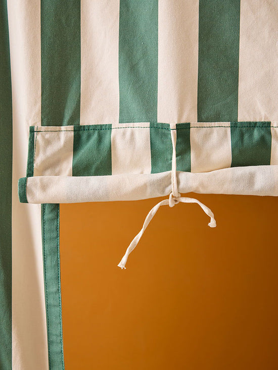 Green Stripe Doorway Kiosk