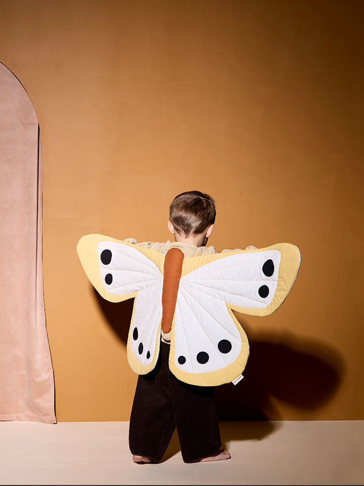 Yellow Maxi Butterfly Dress Up