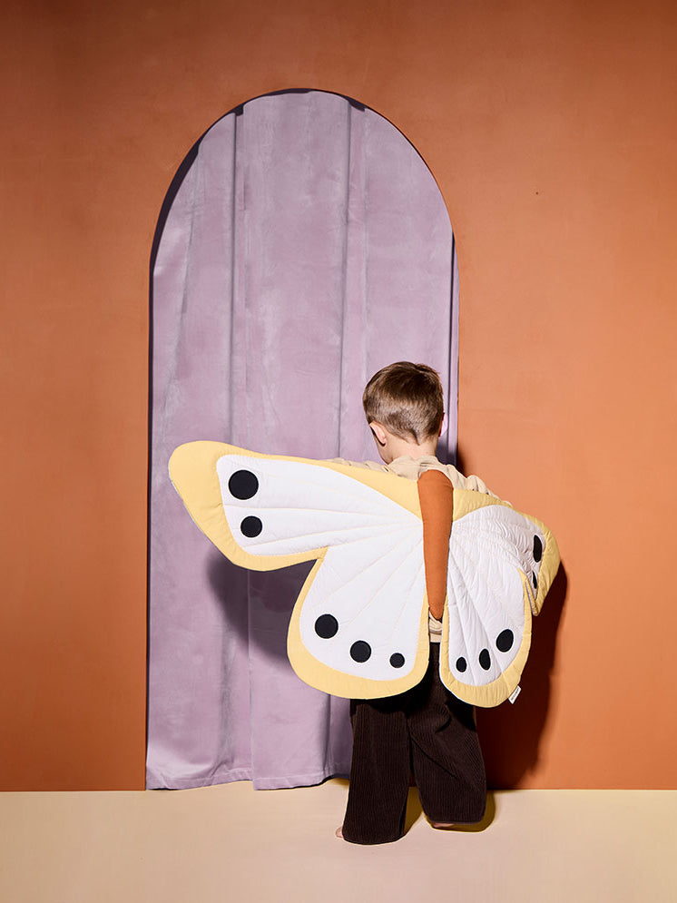 Yellow Maxi Butterfly Dress Up