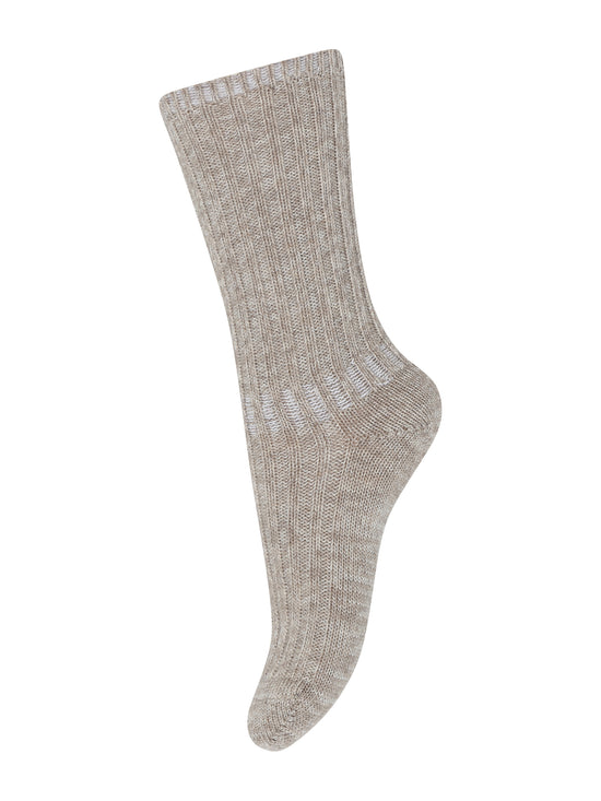 Light Brown Melange Quinn Socks