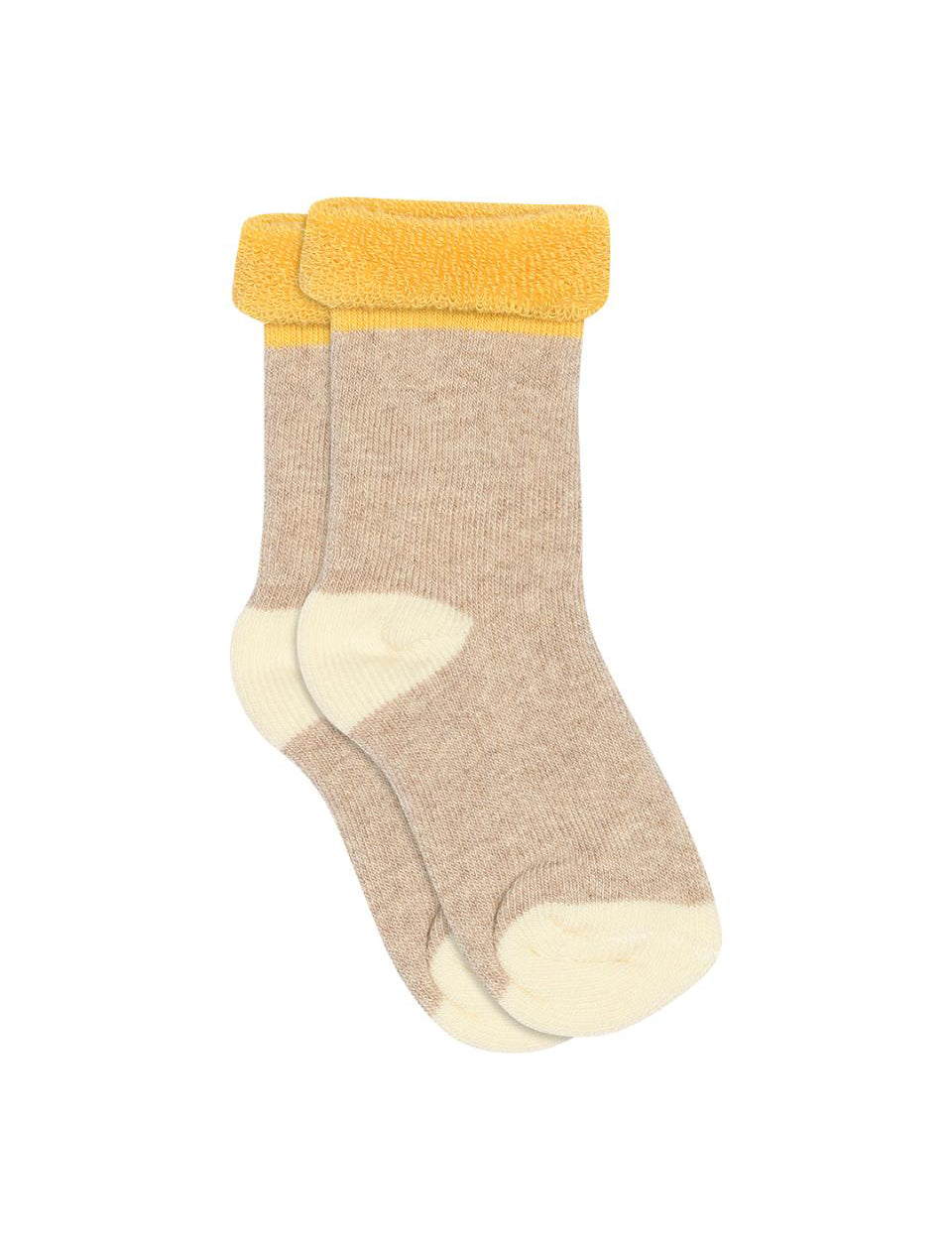 Beige Melange Indy Socks