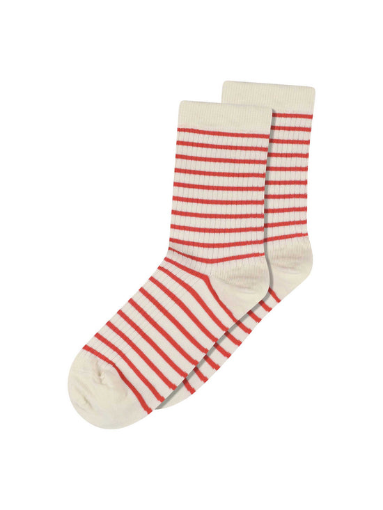 Red Striped Socks