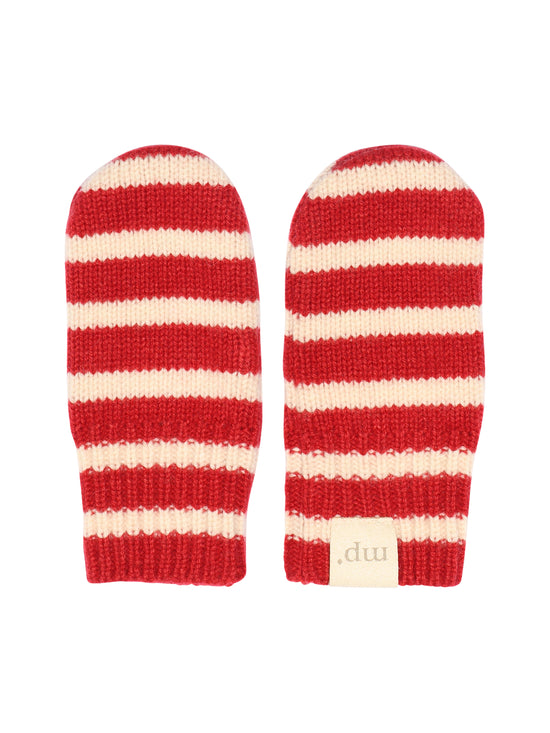 Scarlet Bergen Striped Mittens