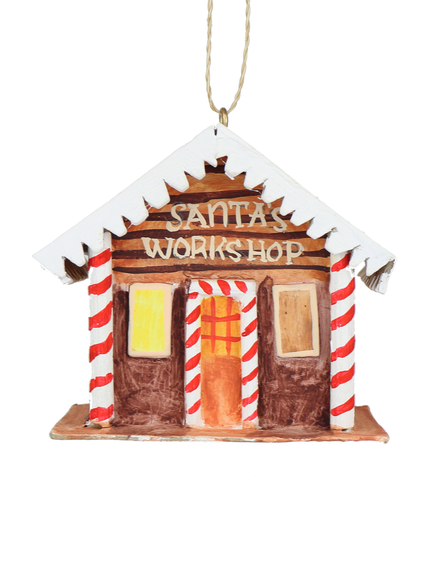 Santa's Workshop Tree Decoration