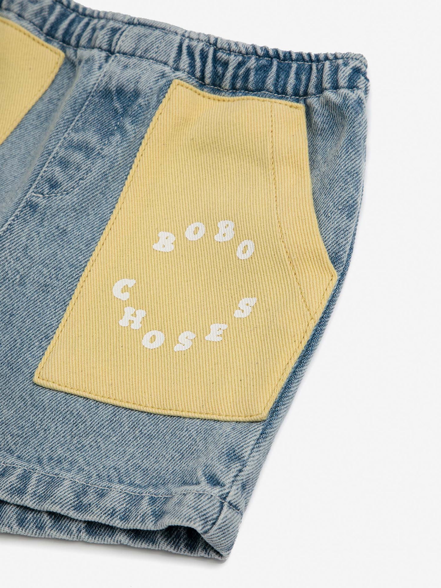 Bobo Choses Circle Denim Baby Shorts