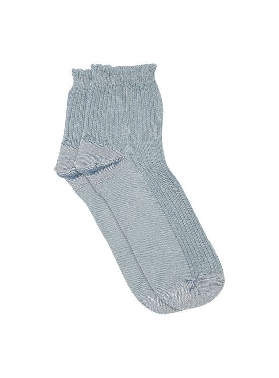 Dusty Blue Vivian Socks