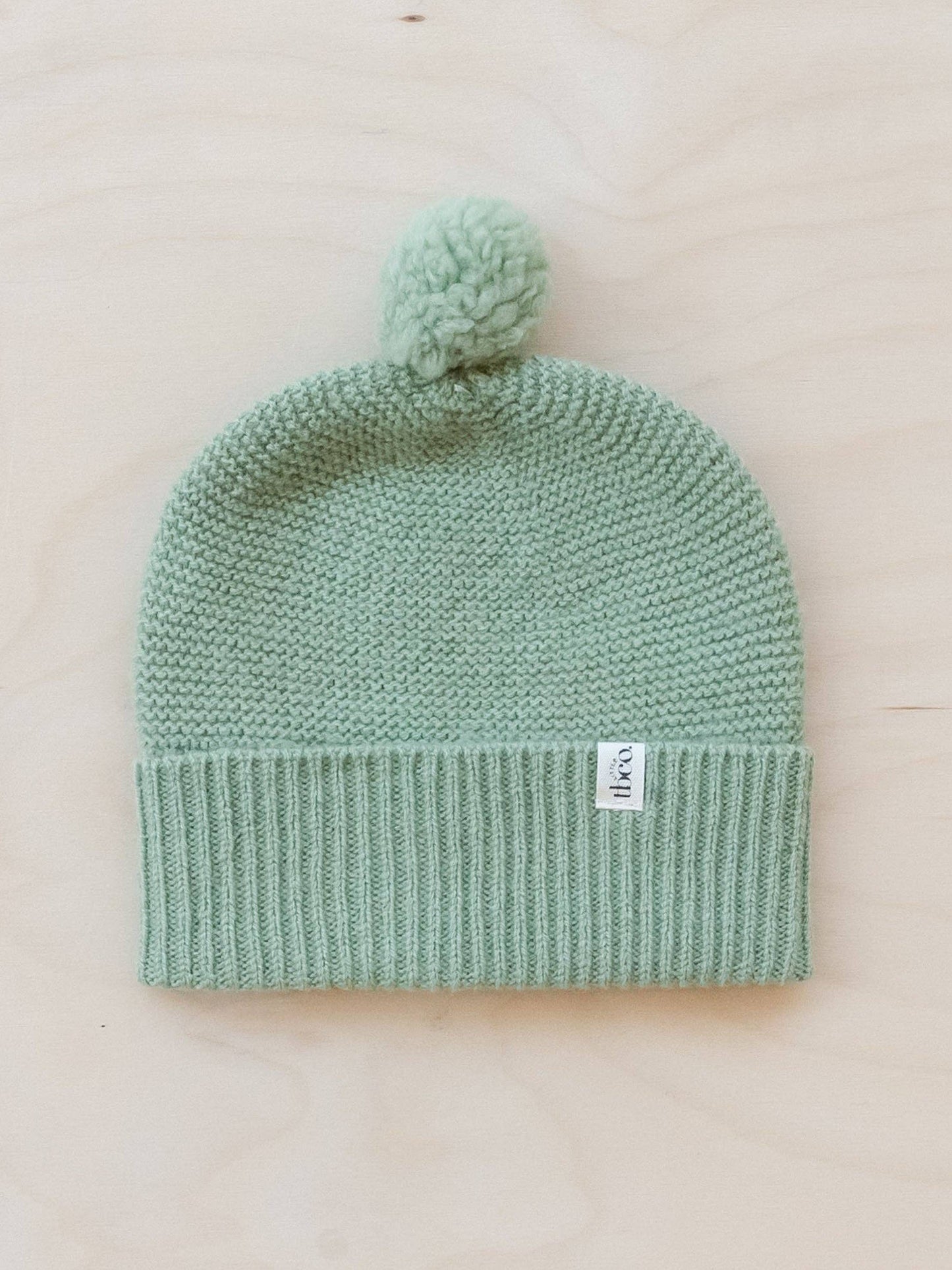 Pistachio Merino Wool Baby Beanie