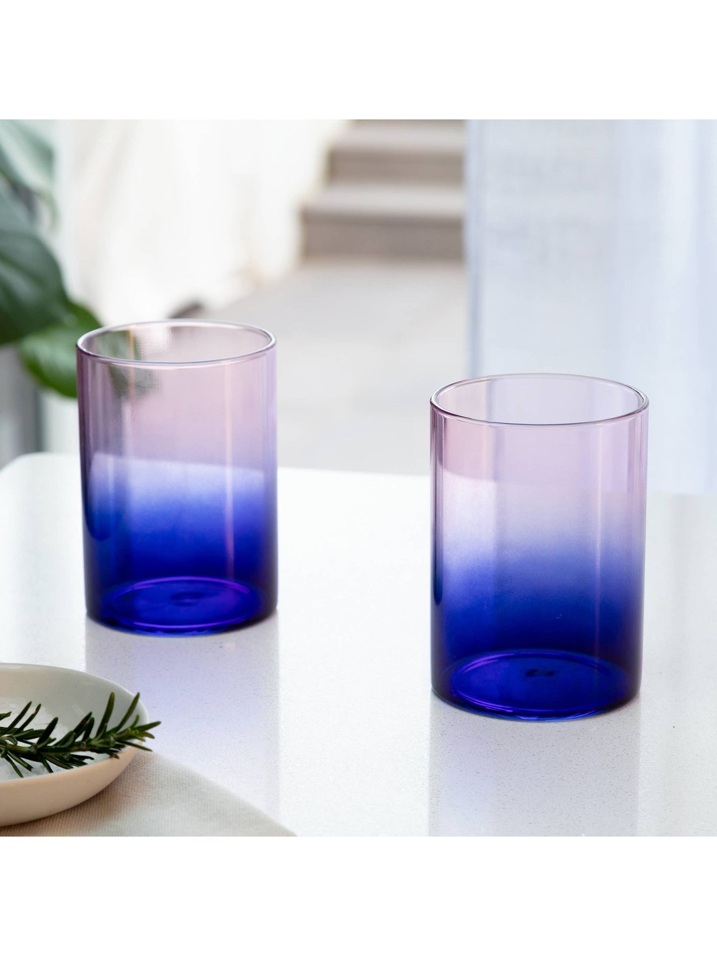 Pink & Blue Two Tone Gradient Glasses