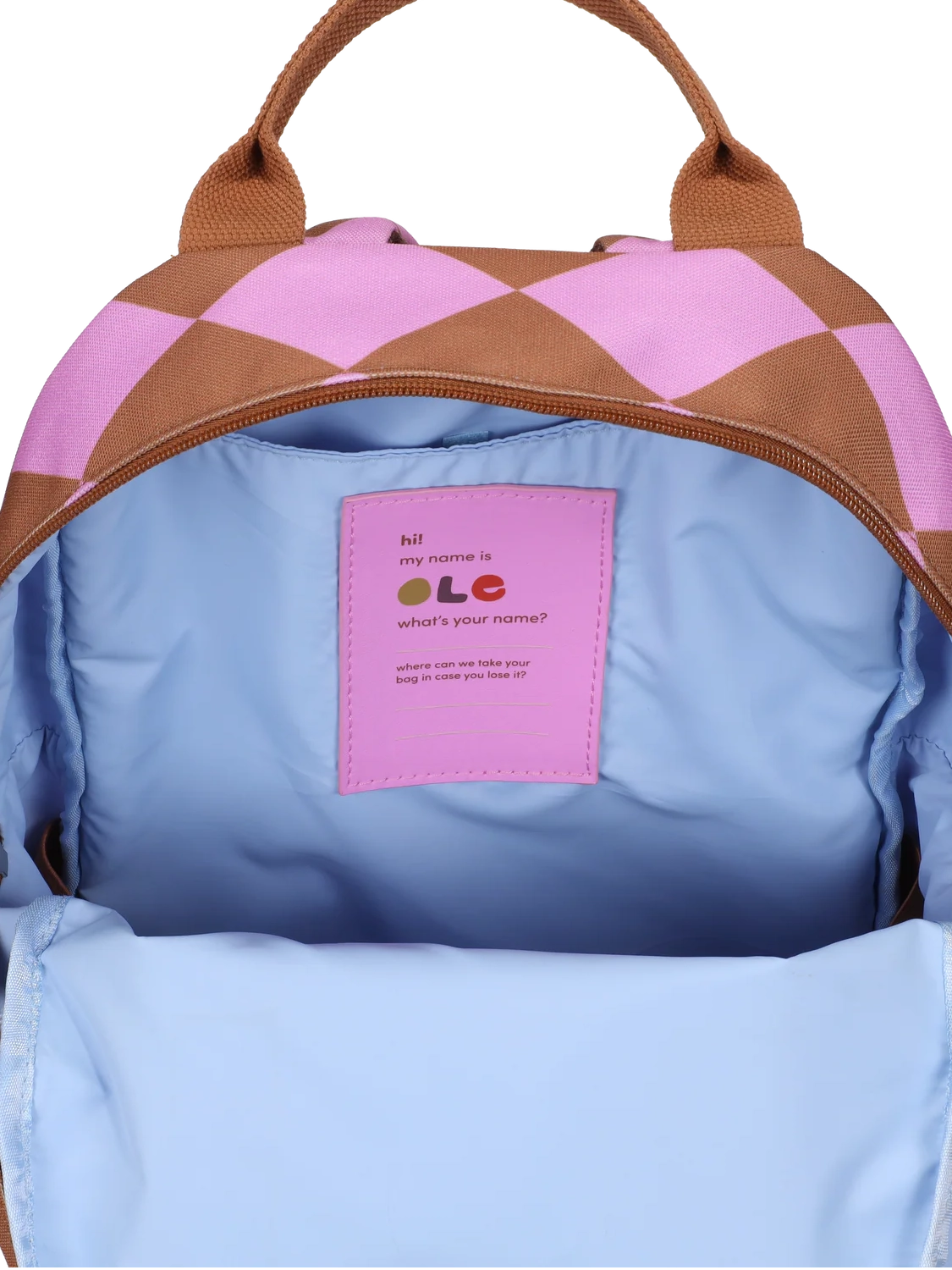 Lilac Chocolate Diamond Backpack
