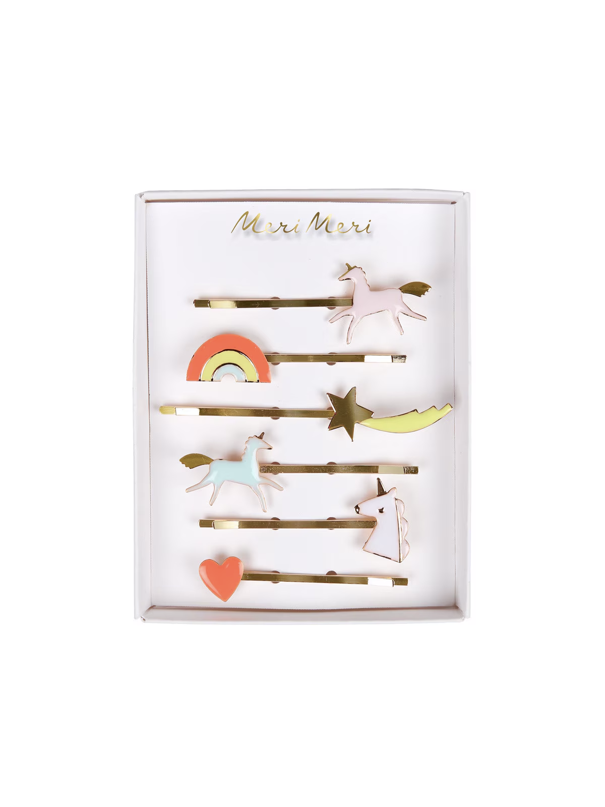 Unicorn Enamel Hair Slides