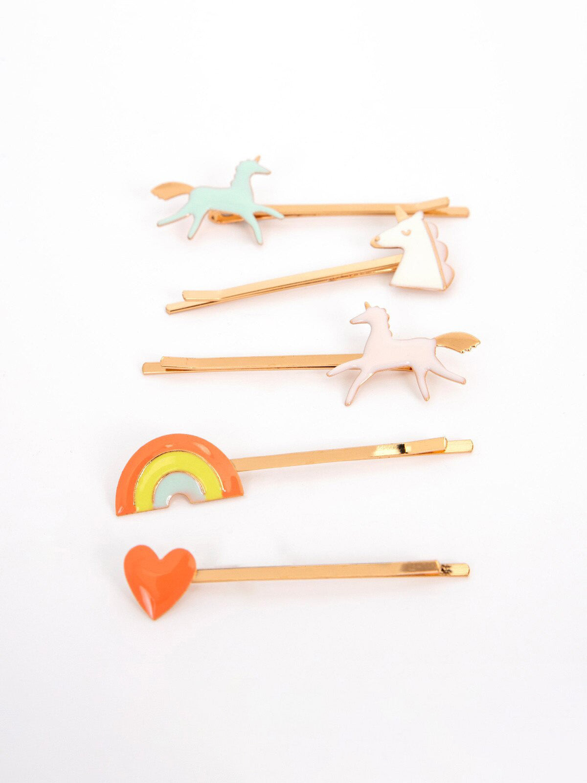 Unicorn Enamel Hair Slides