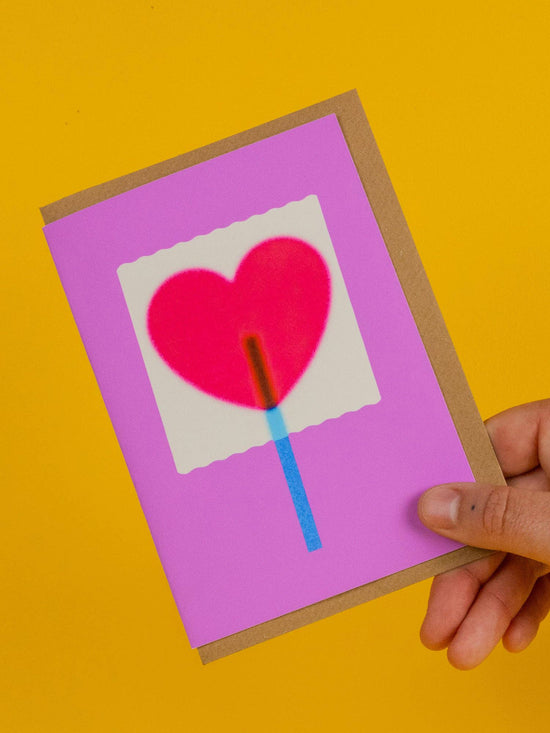 Lollipop Greetings Card