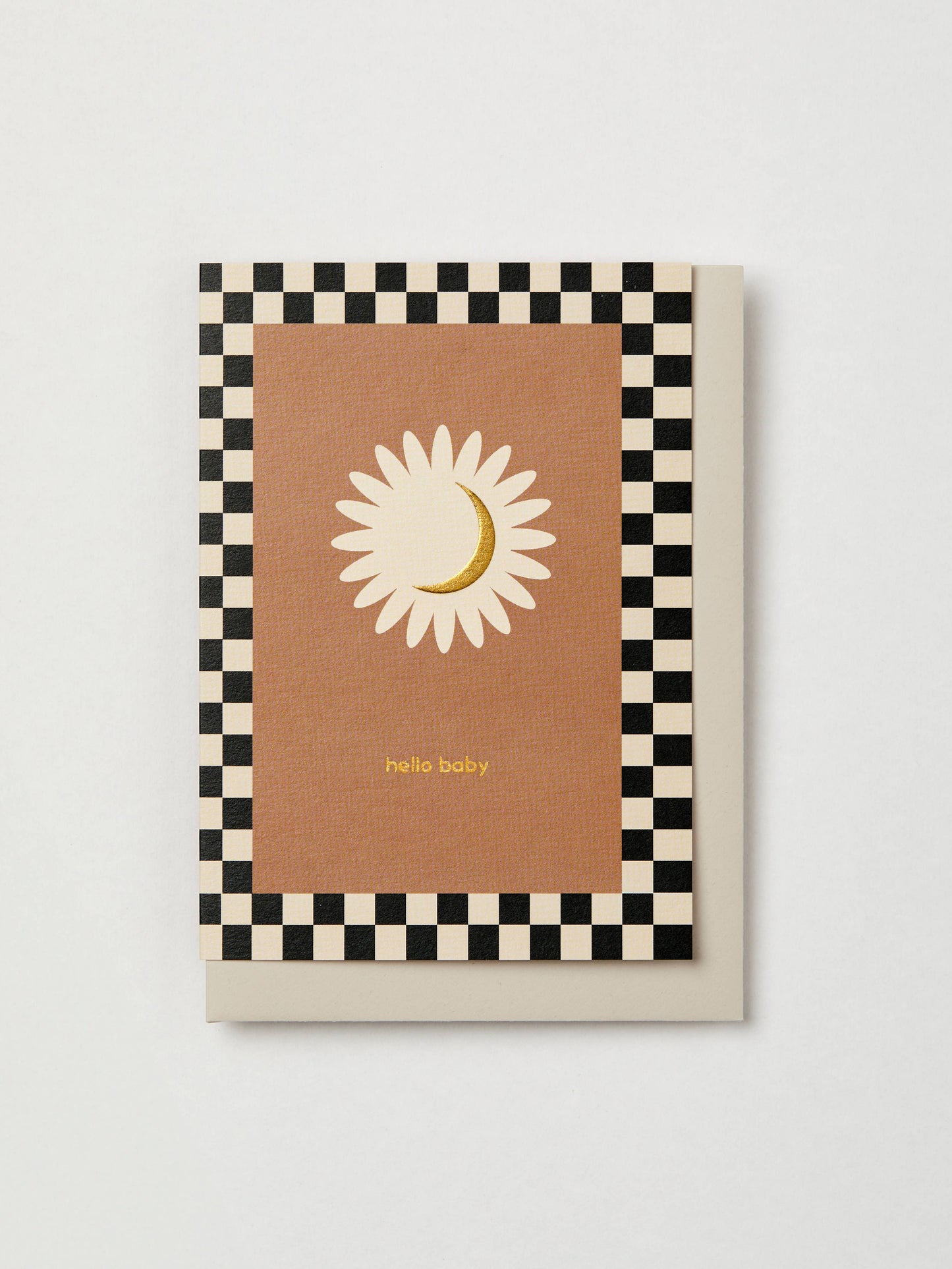 Hello Baby Moon Card