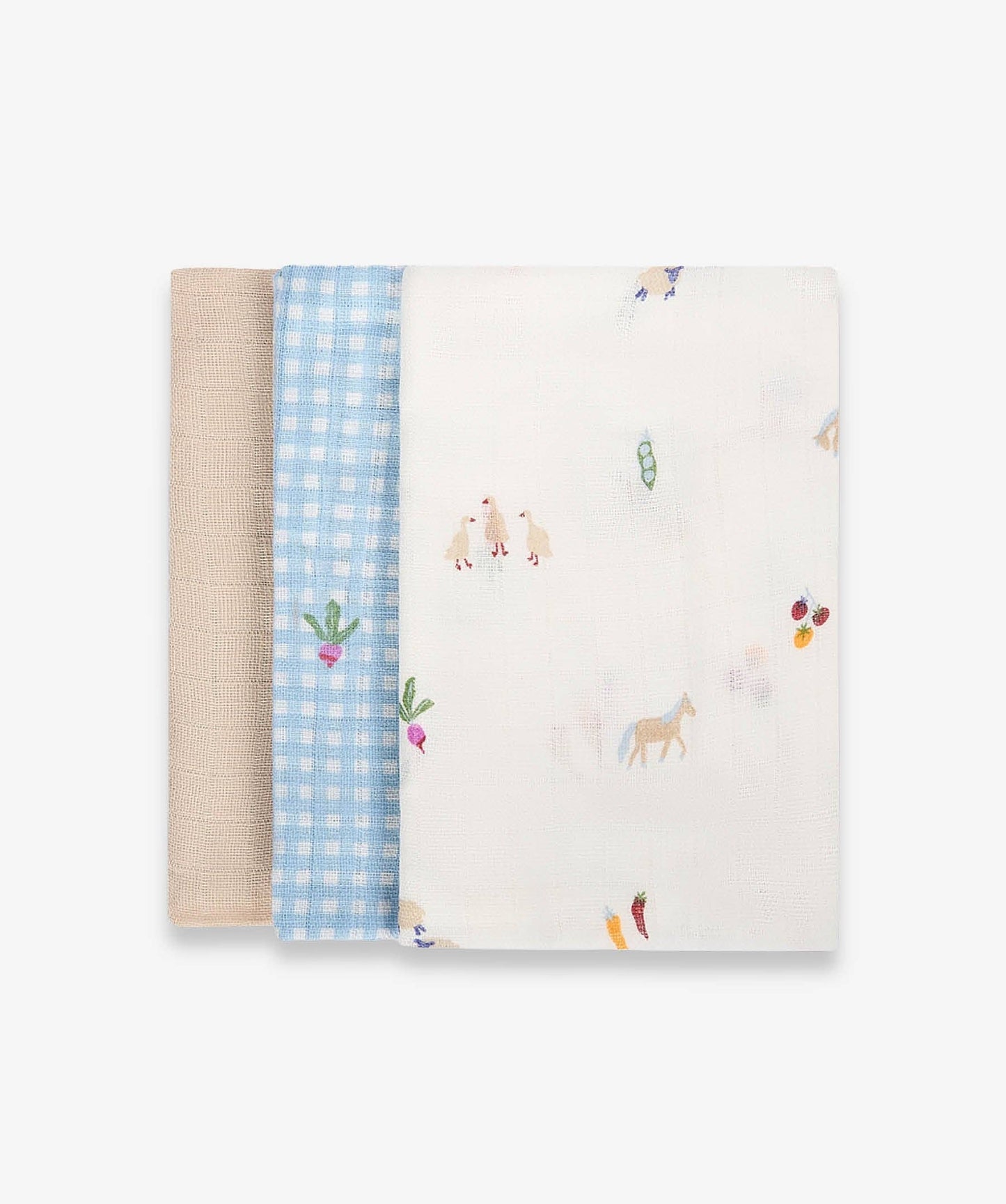Little Farm Muslin Trio