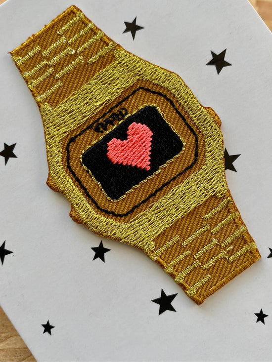 Love Watch Iron on Patch