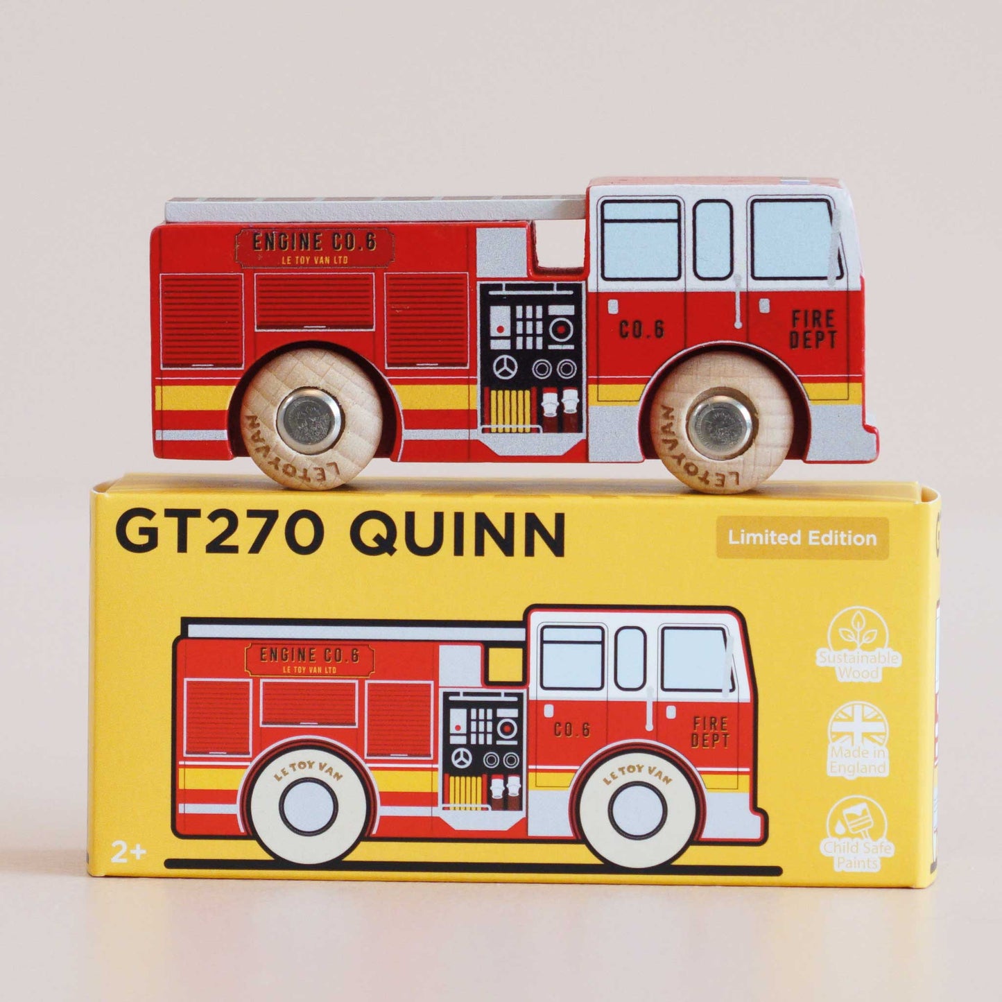 No.44 Quinn Wooden Fire Truck