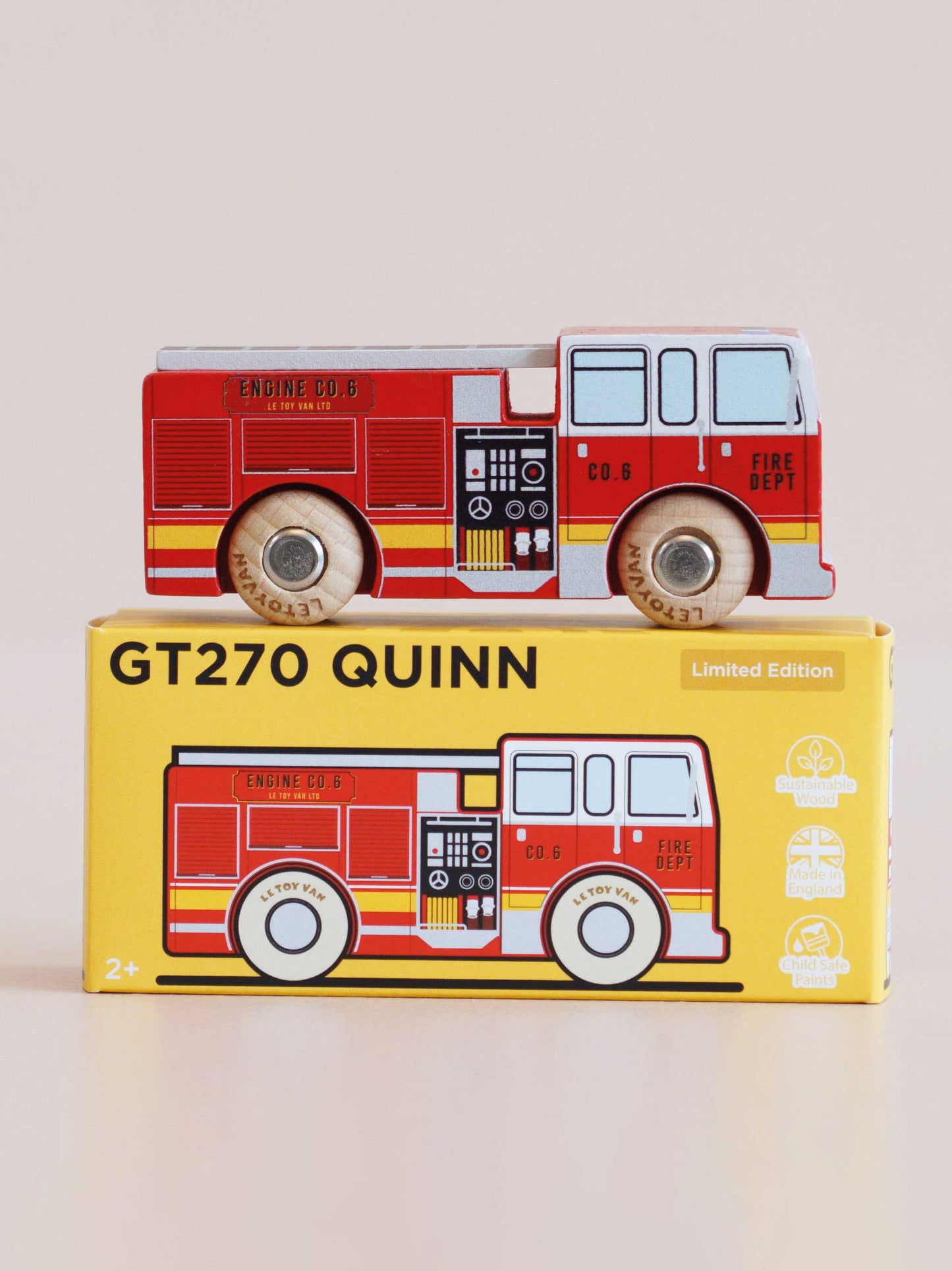 No.44 Quinn Wooden Fire Truck