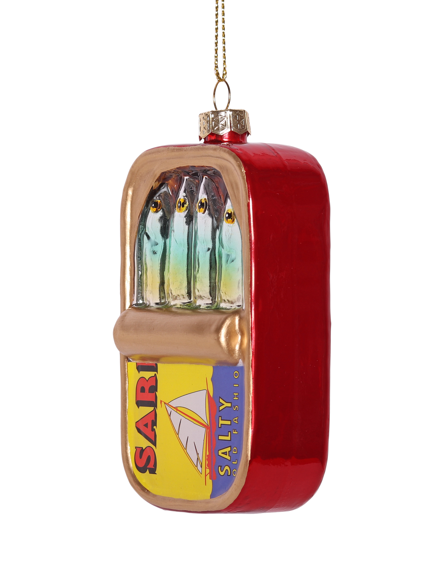 Sardines Can Glass Decoration