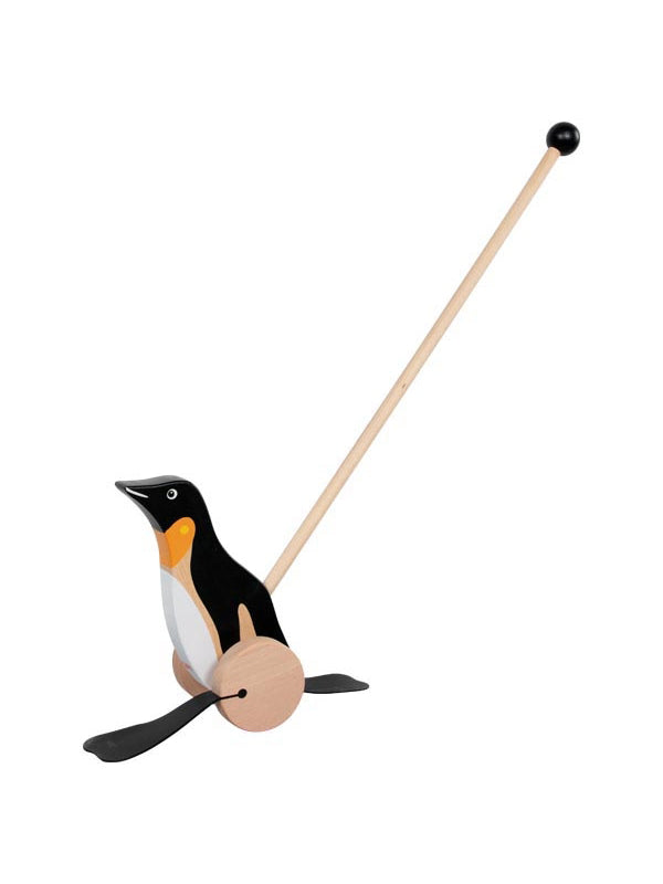 Wooden Push Along Penguin