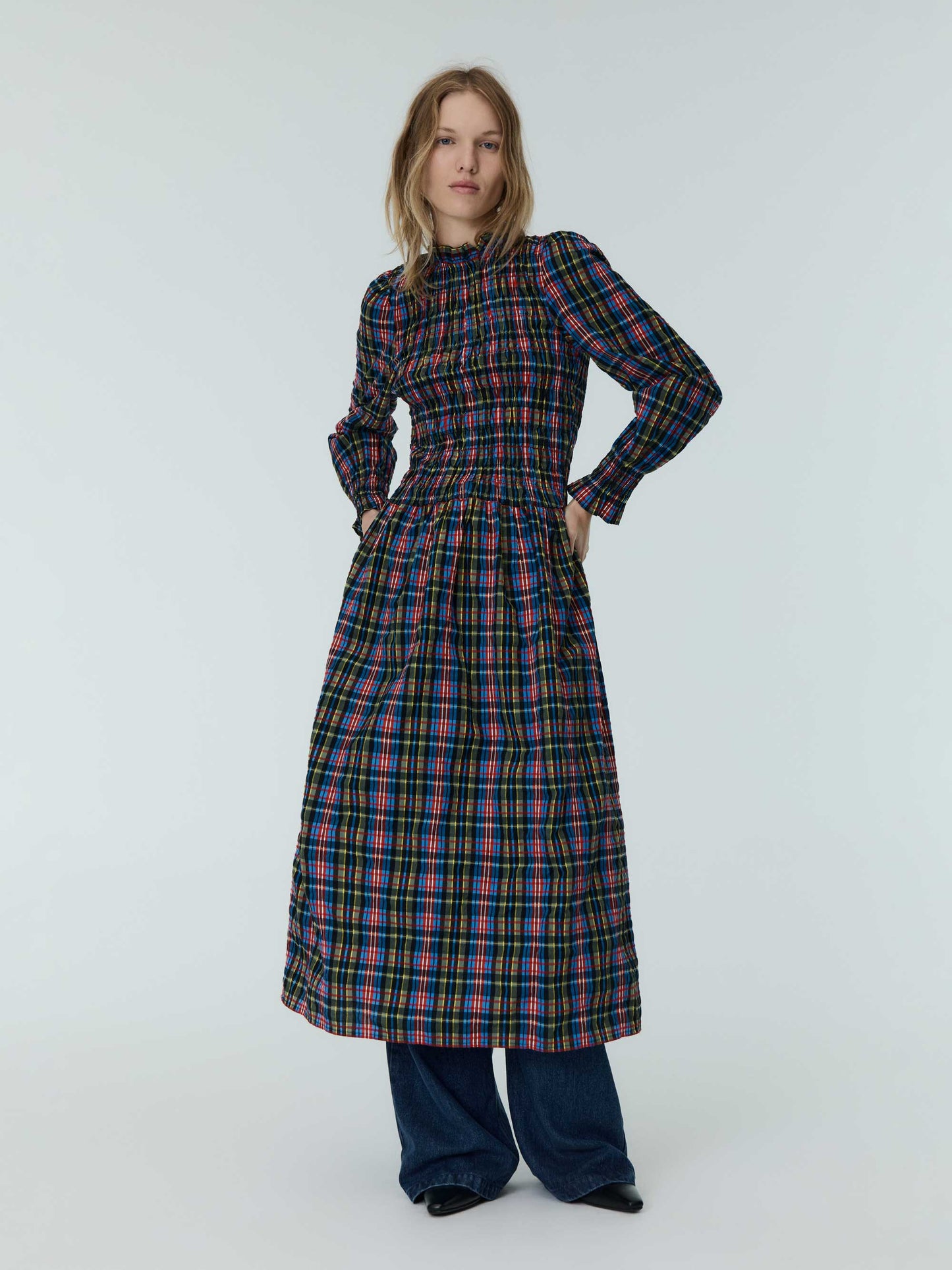 Ruby Tartan Dress