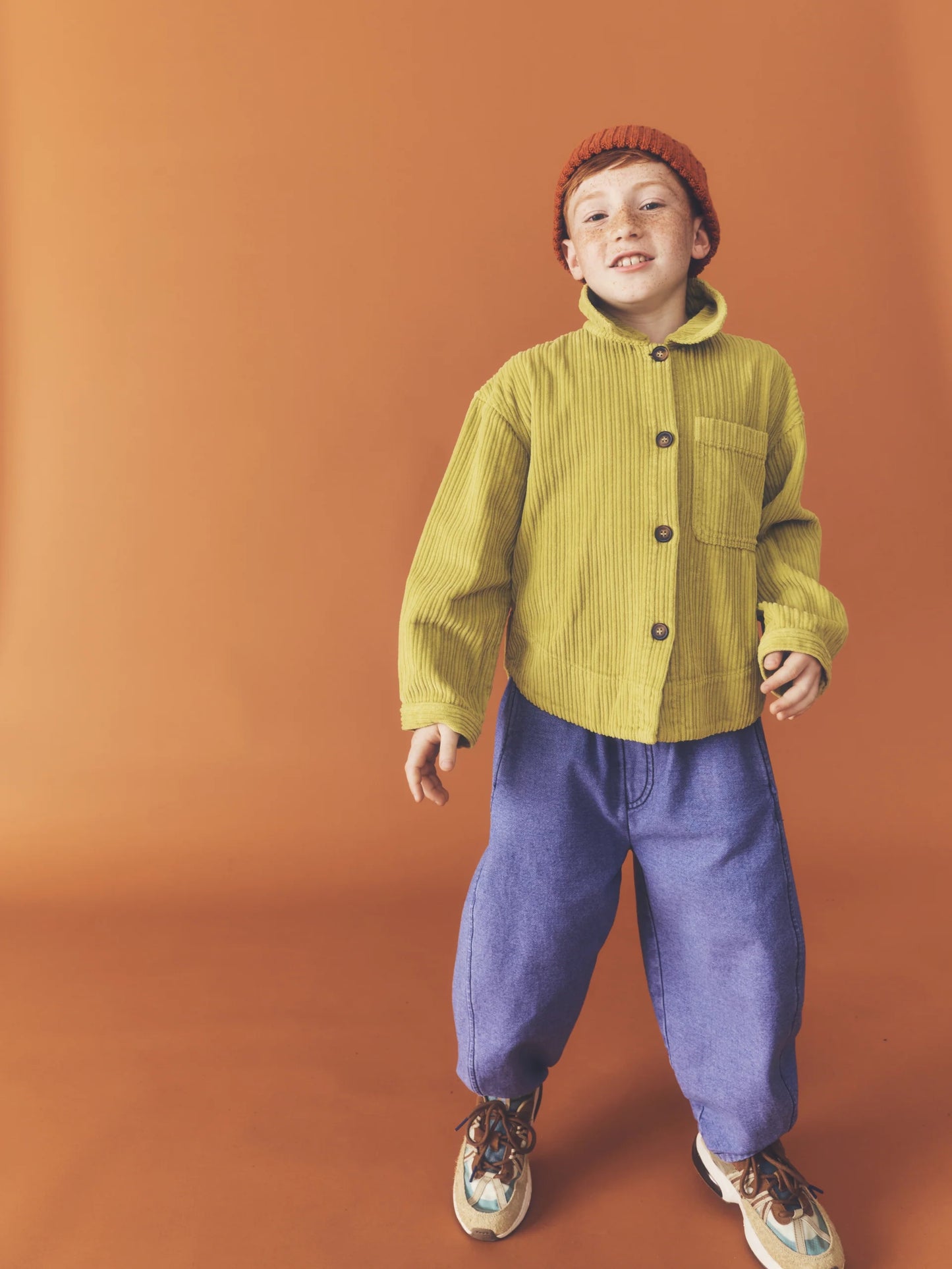 Lilac Overdye Denim Manu Kids Trousers