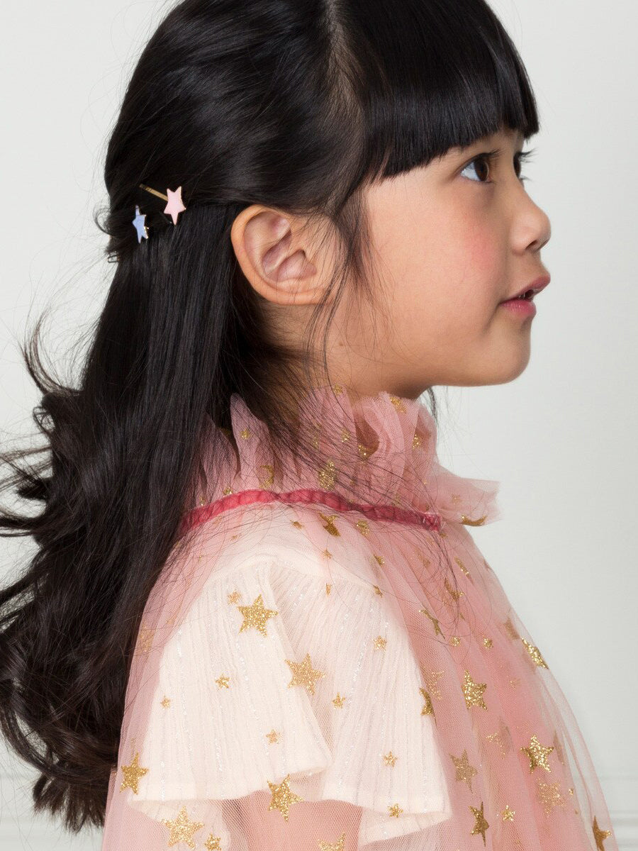 Pink Tulle Star Cape