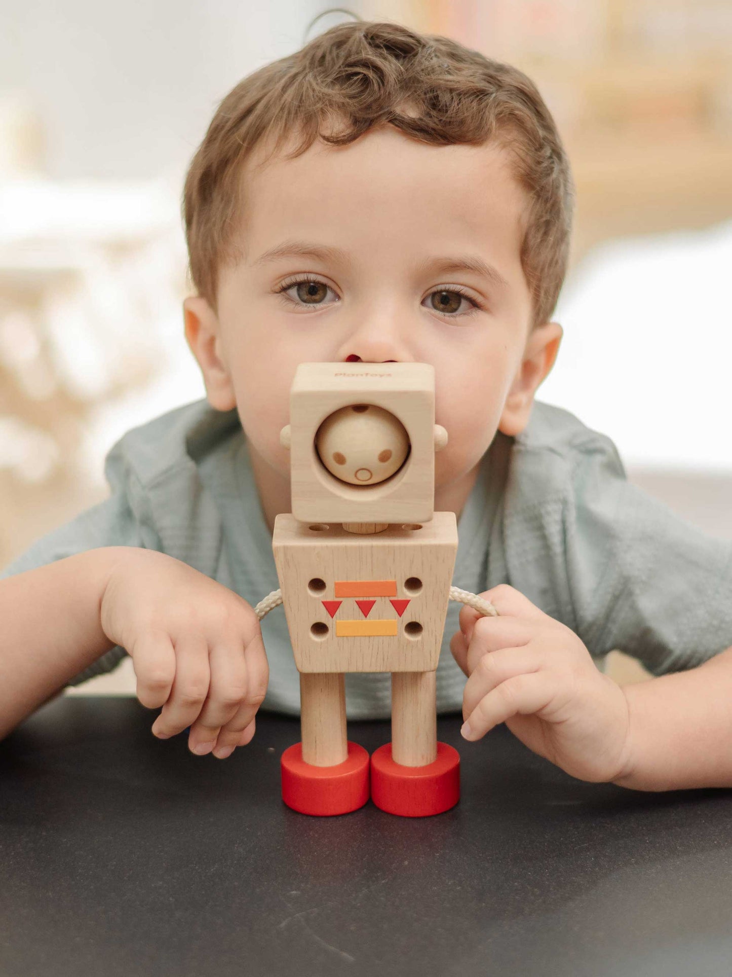 Mood Bot Wooden Toy
