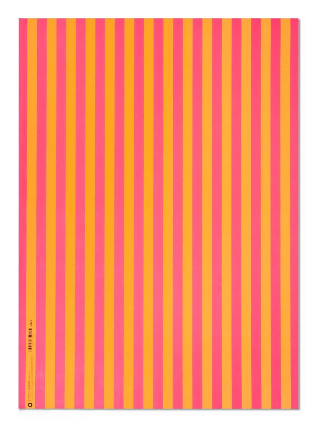 Pink & Yellow Stripes Wrapping Paper