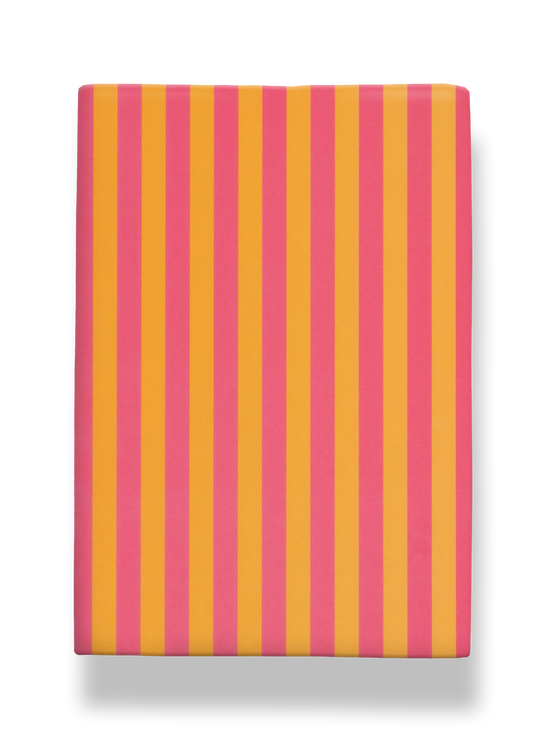 Pink & Yellow Stripes Wrapping Paper