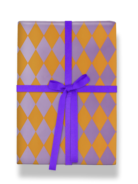 Lilas Orange Wrapping Paper