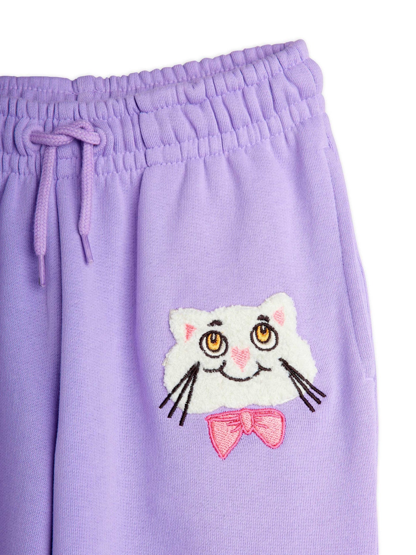 Cat with Bowtie Chenille Sweatpants