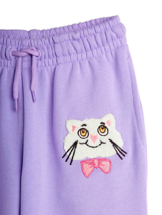 Cat with Bowtie Chenille Sweatpants